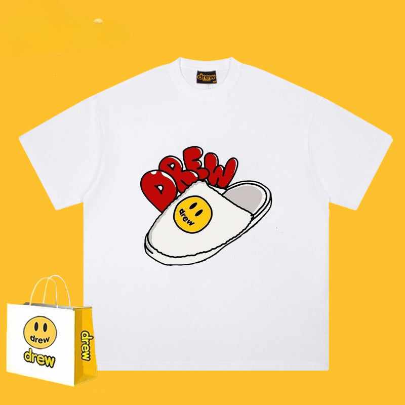 Drew T-shirts Graffiti Fashion Brand Printing T-shirt