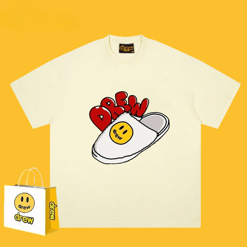 Drew T-shirts Graffiti Fashion Brand Printing T-shirt