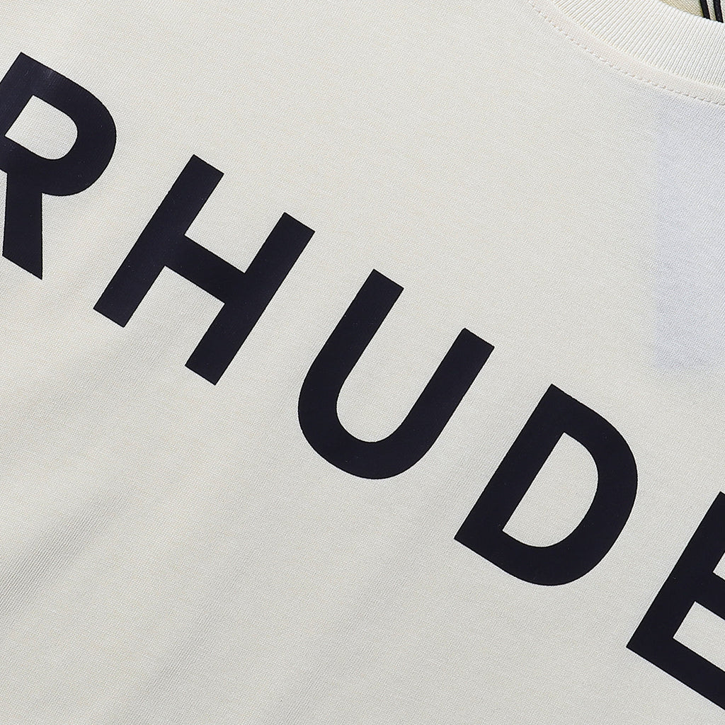 Rhude T-shirts Printed Cotton Versatile Casual Short Sleeve Men and Women
